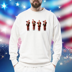 Trump Dance Christmas T-Shirt, Funny Trump T-Shirt, Christmas Republican T-Shirt, Christmas Santa Trump T-Shirt