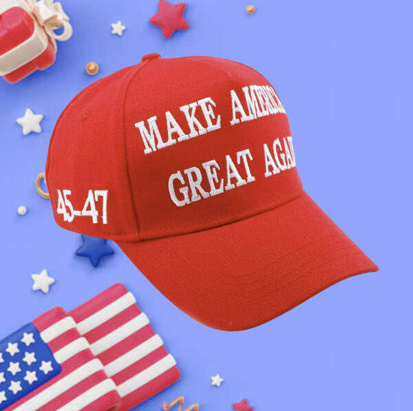 Trump Hat Embroidered 45 47 MAGA