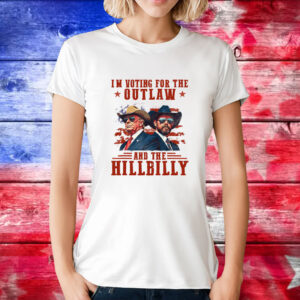 Trump I'm Voting For The Outlaw And Hillbilly Trump Vance Shirt