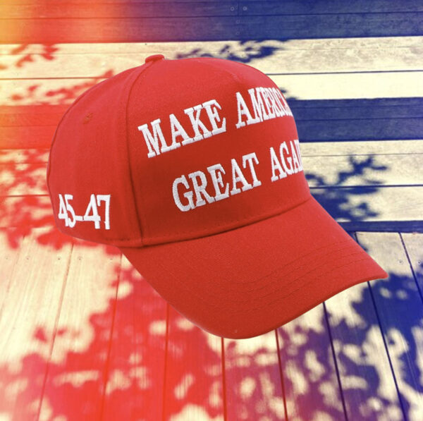 Trump Make America Great Again 45-47 Red Hat Cap