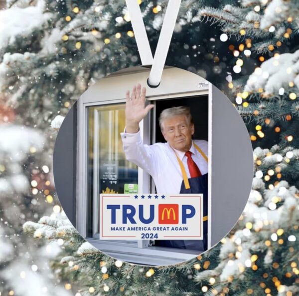 Trump McDonalds Ornaments