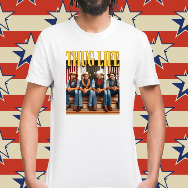 Trump Vance Elon Kennedy Thuglife Shirt - Trump Thug Life 2024 Election Shirt