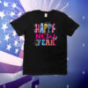 Colorful Happy New Year Trump 2025 T-Shirt