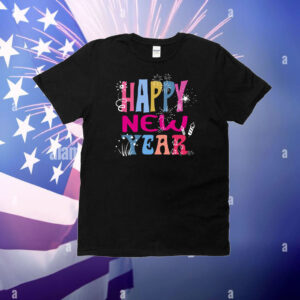 Colorful Happy New Year Trump 2025 T-Shirt
