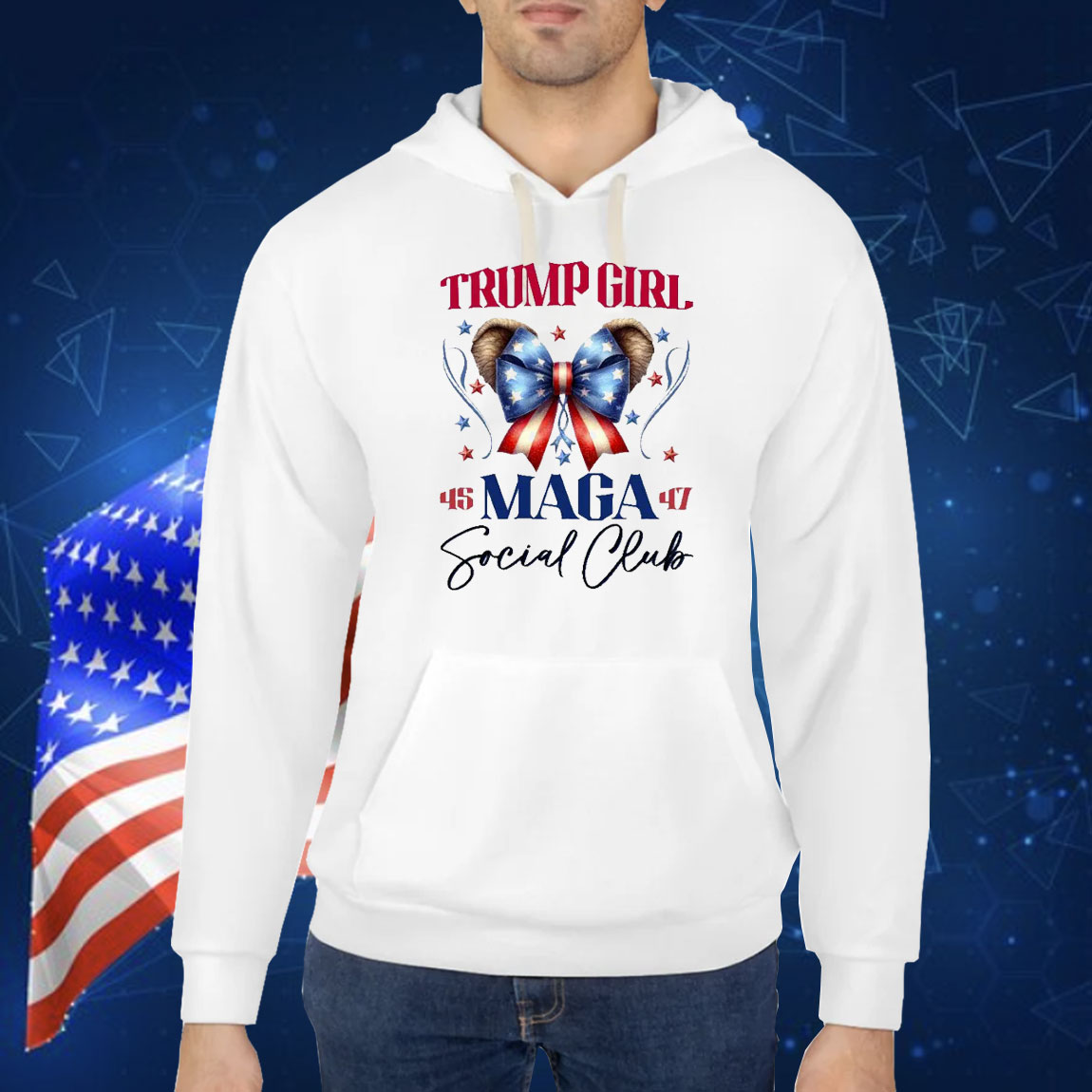 Cute Trump Girl MAGA 45 47 Social Club Shirt