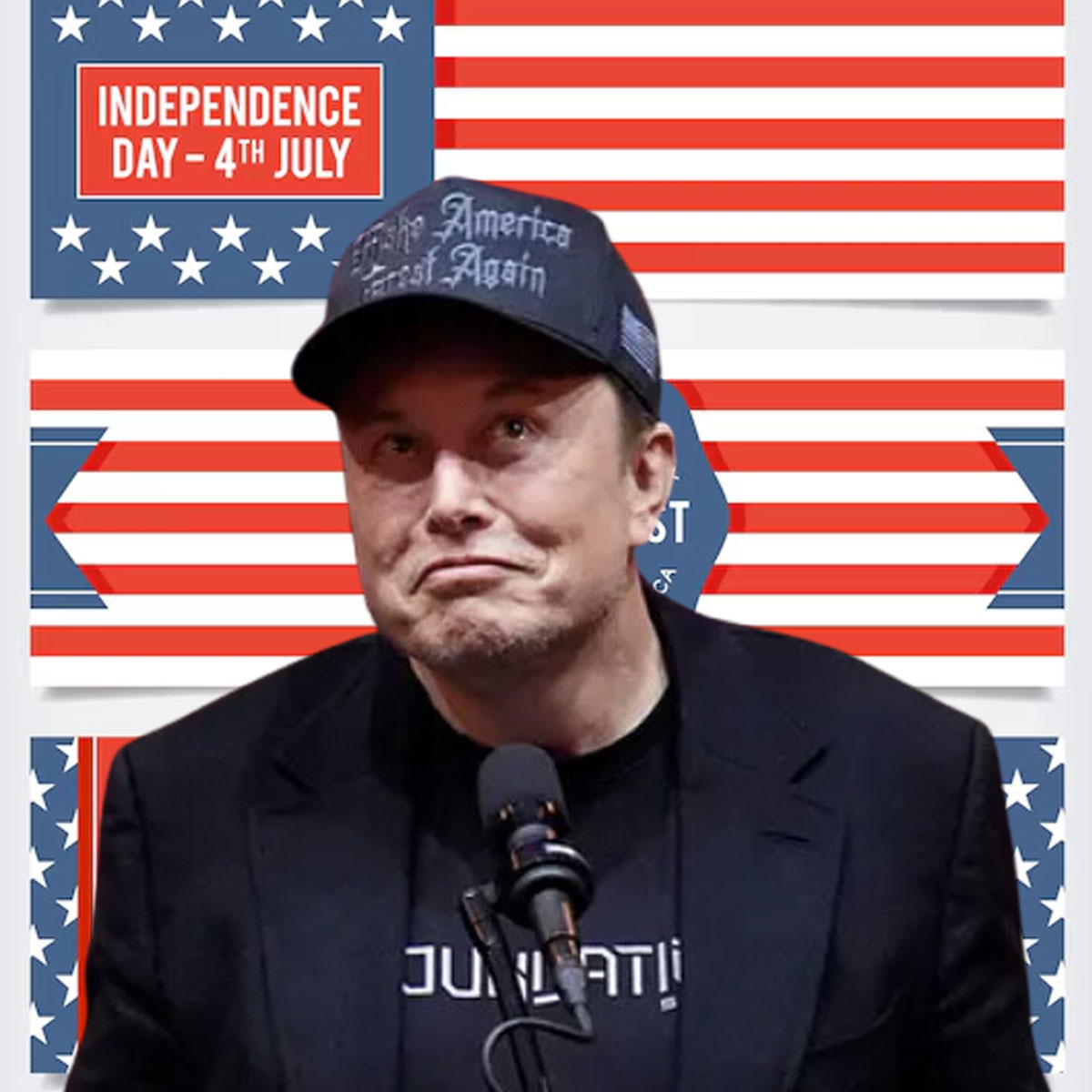 Donald Trump Gothic Dark MAGA Hat
