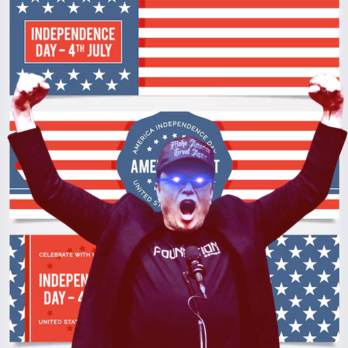 Donald Trump Gothic Dark MAGA Hat