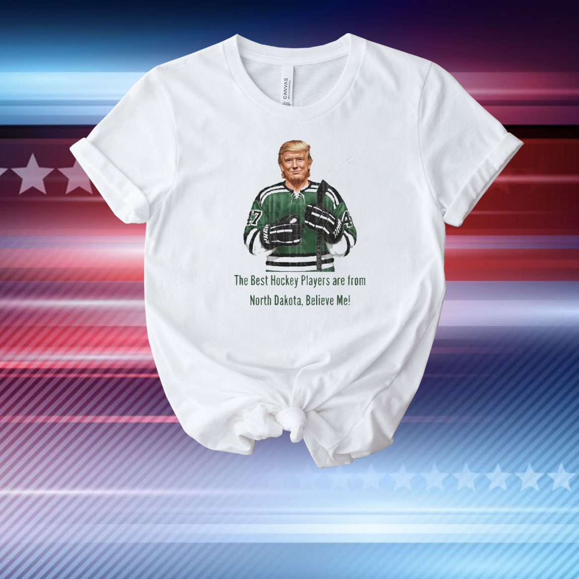 Donald Trump North Dakota Hockey T-Shirt