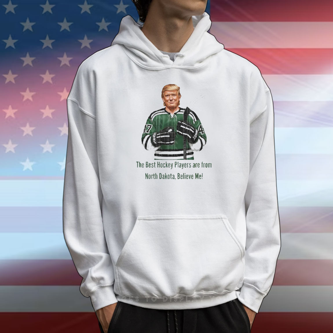 Donald Trump North Dakota Hockey T-Shirt