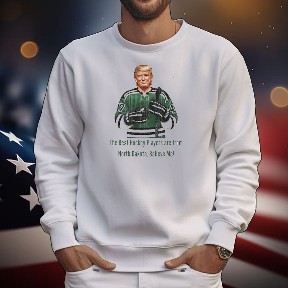 Donald Trump North Dakota Hockey T-Shirt
