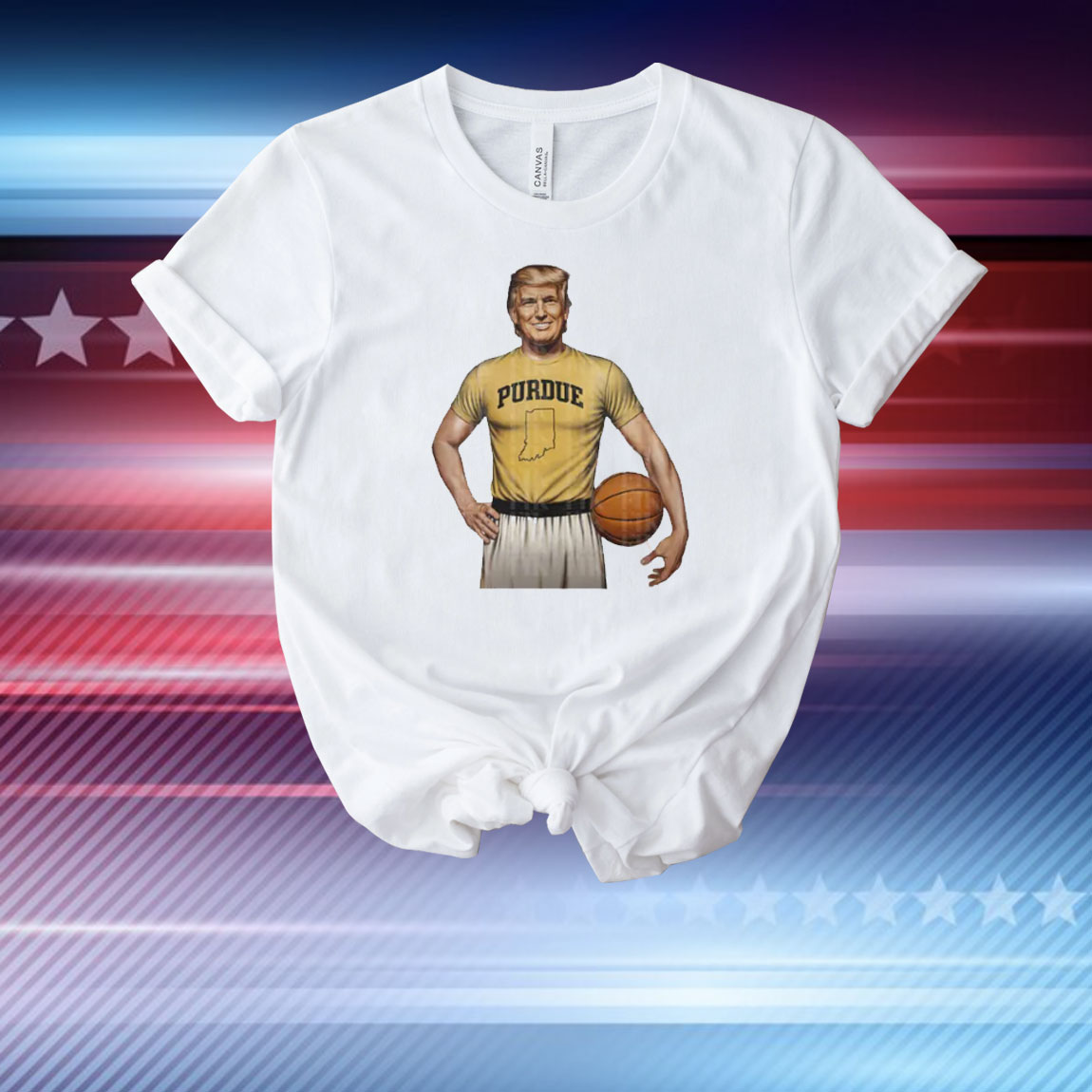 Donald Trump Purdue Vintage Boilermaker Basketball T-Shirt