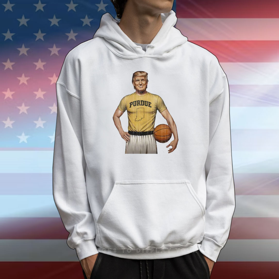 Donald Trump Purdue Vintage Boilermaker Basketball T-Shirt