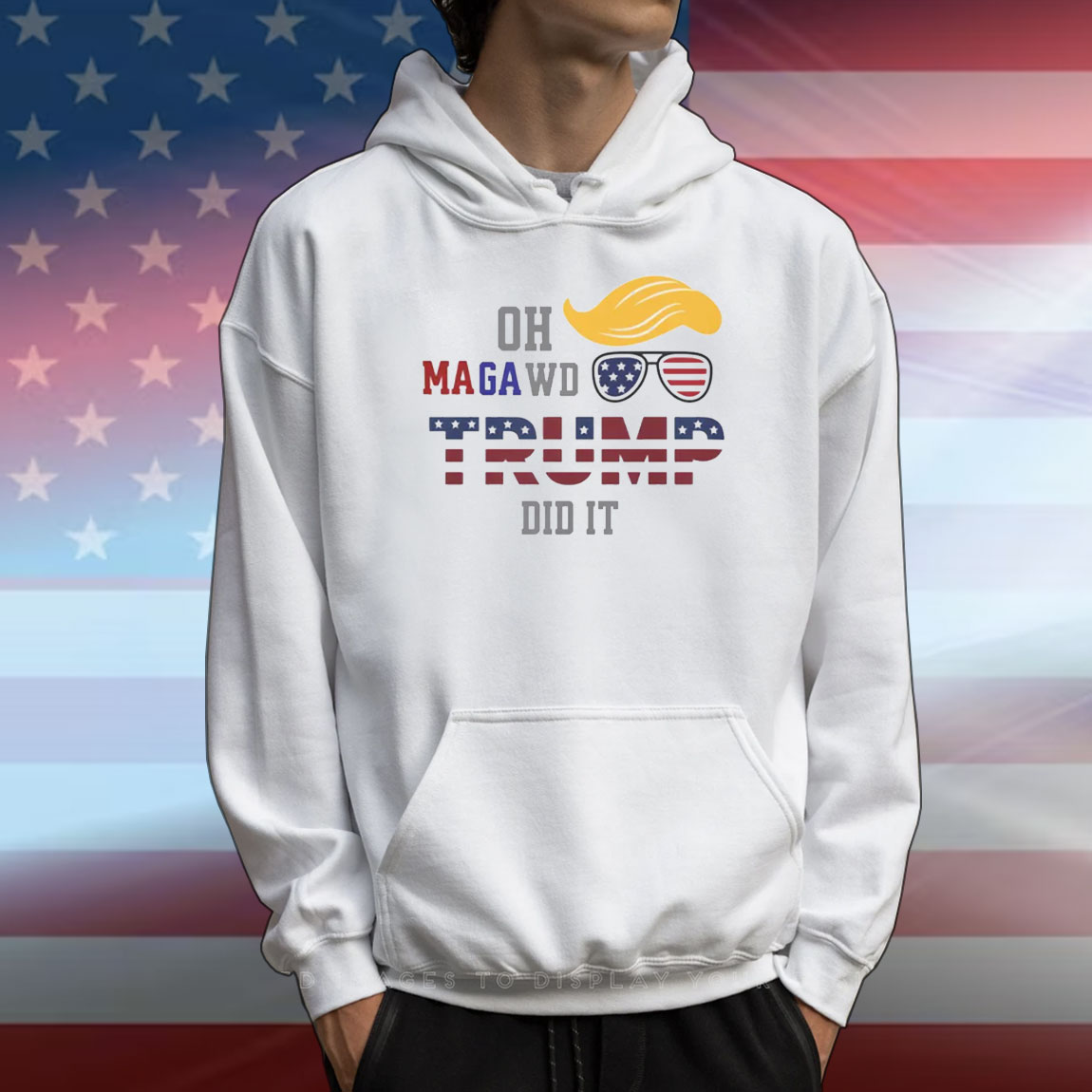 Funny Political Trump Won MAGA "Oh MAGAwd" Did It T-Shirt