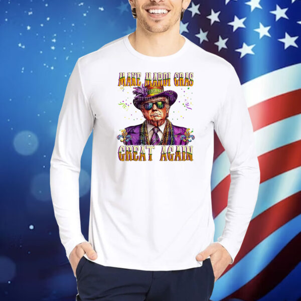 Funny Trump Make Mardi Gras Great Again Shirt