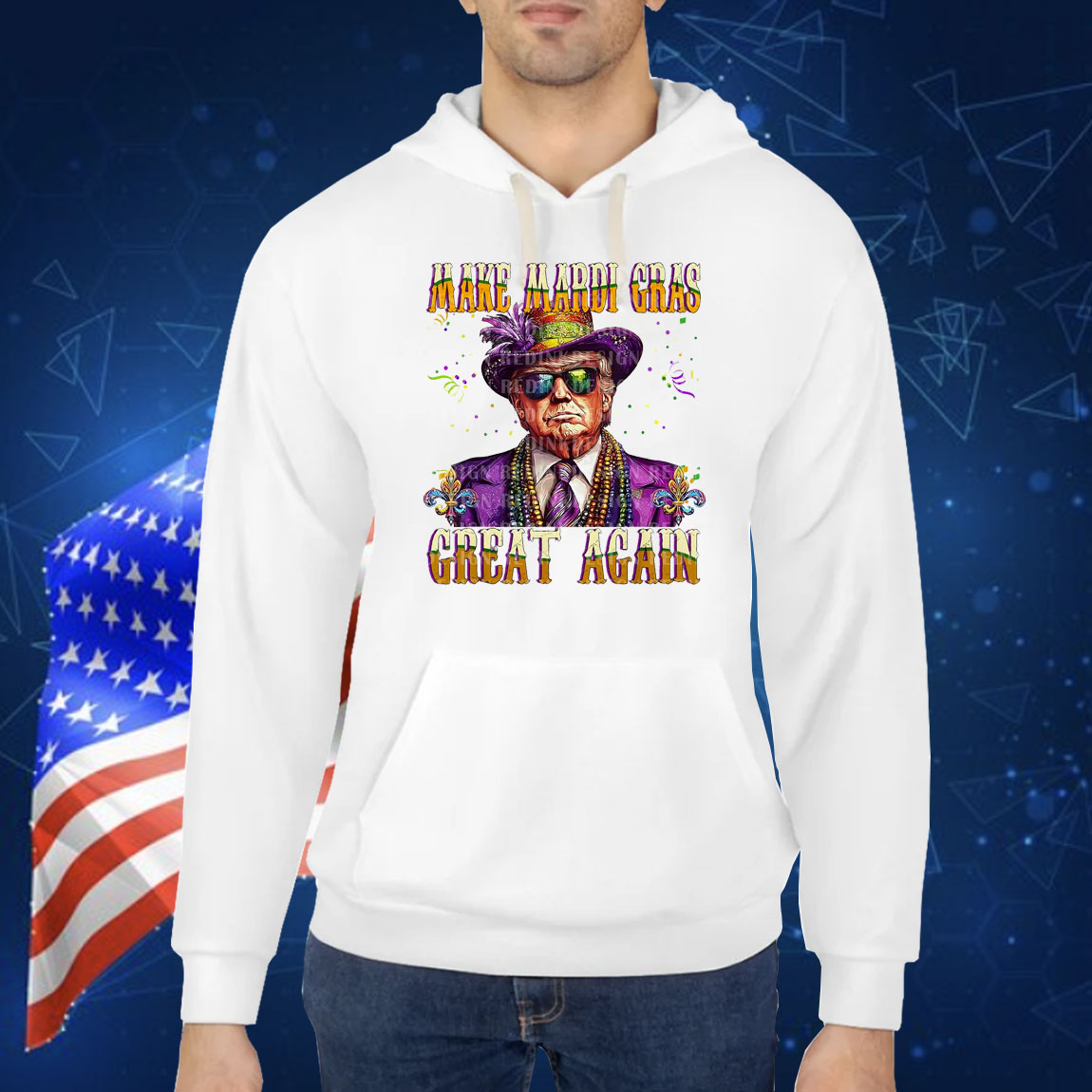 Funny Trump Make Mardi Gras Great Again Shirt