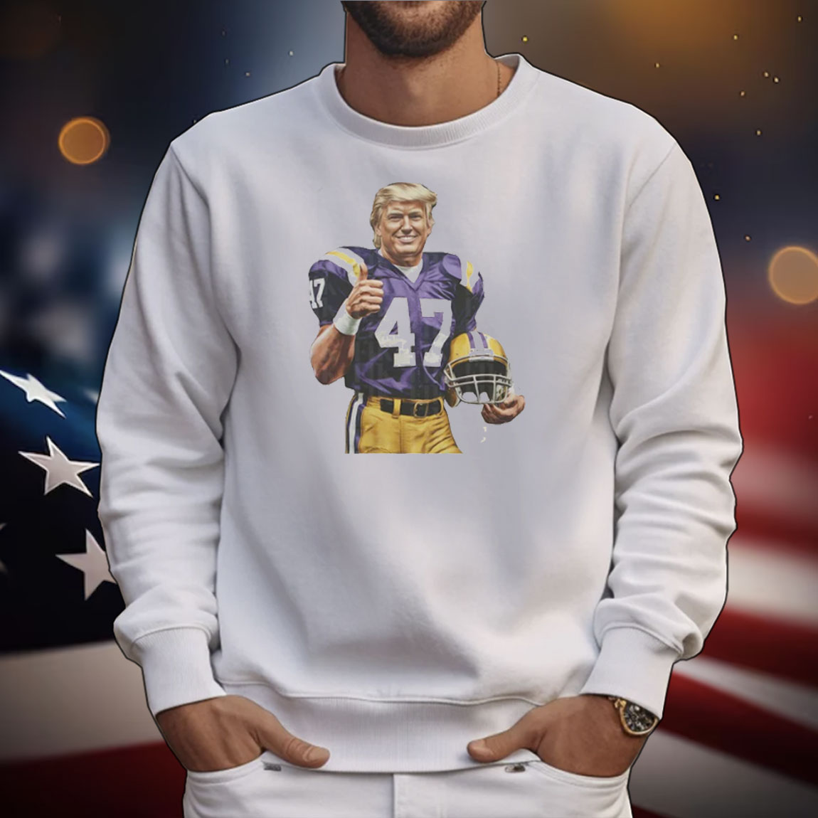 Geaux Tigers Donald Trump LSU Football T-Shirt