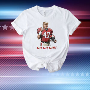 Go Go Go Donald Trump Bulldogs Football T-Shirt