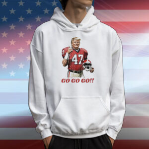 Go Go Go Donald Trump Bulldogs Football T-Shirt