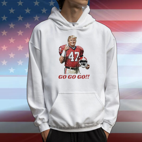 Go Go Go Donald Trump Bulldogs Football T-Shirt