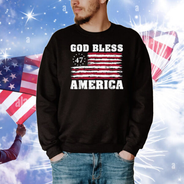 God Bless America The USA Trump T-Shirt