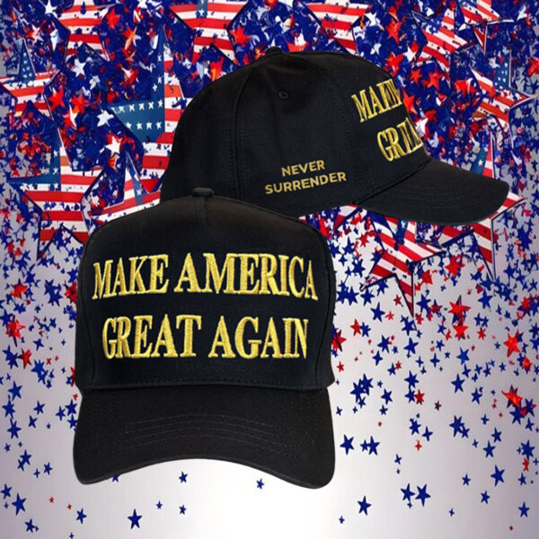 Gold Trump Make America Great Again Hat