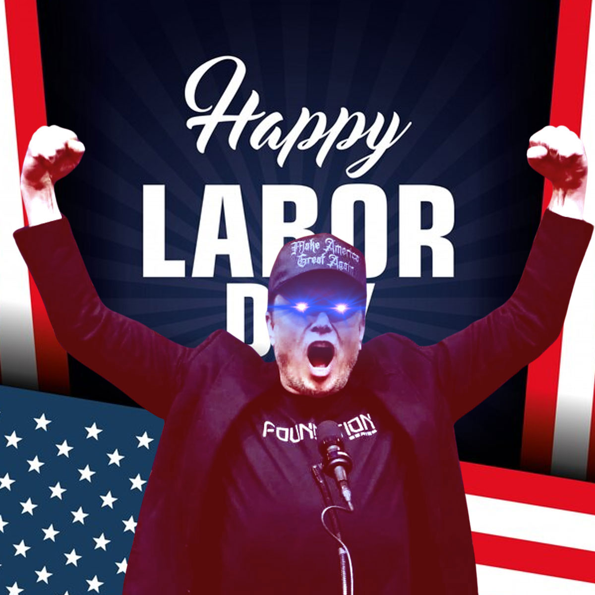 Gothic Dark MAGA Baseball Elon Musk Trump Cap