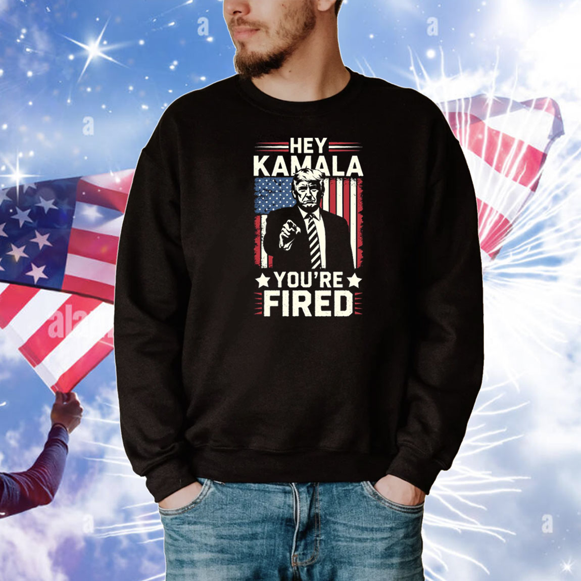 Hey Kamala You're Fired! Trump T-Shirt