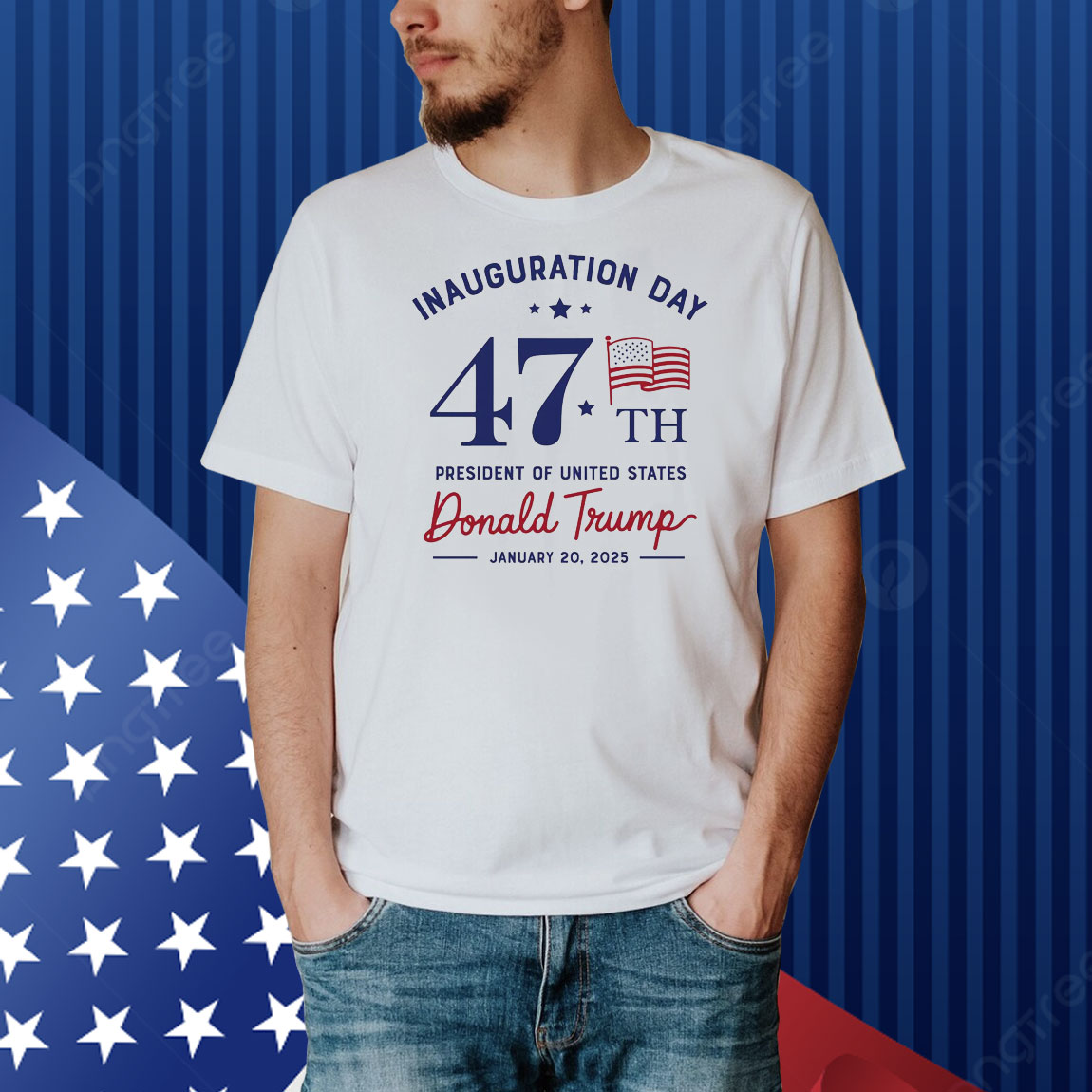 Inauguration Day 47th President Of United States Donald Trump Shirt