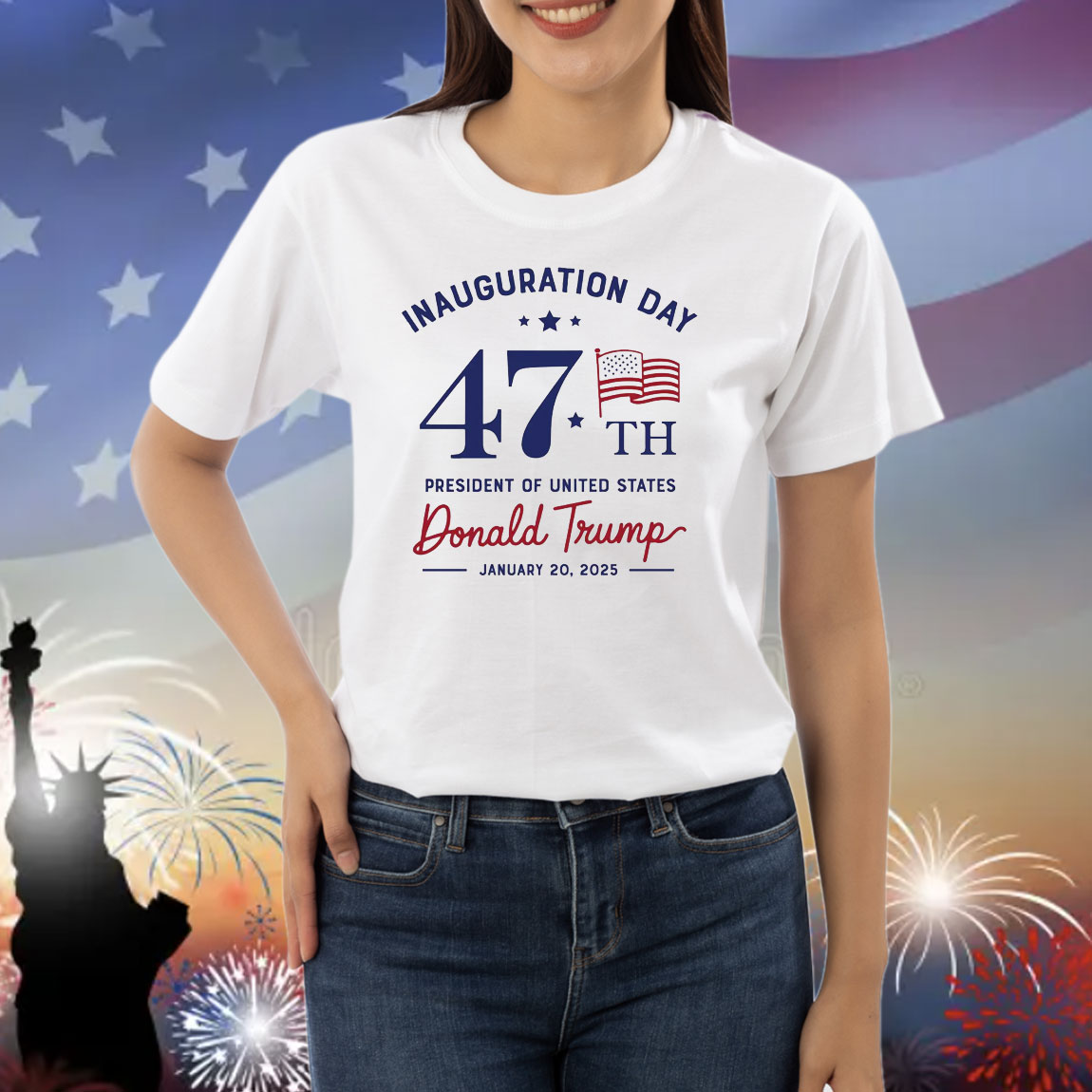 Inauguration Day 47th President Of United States Donald Trump Shirt