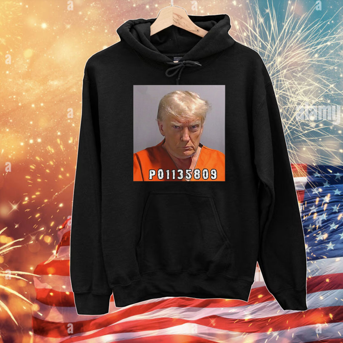 Inmate P01135809 Trump Mugshot T-Shirt
