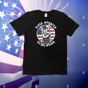 Make America Metal Again Trump Rock Heavy Music Thrash T-Shirt