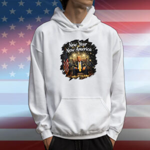 New Year New America Happy New Year Party 2025 Trump T-Shirt