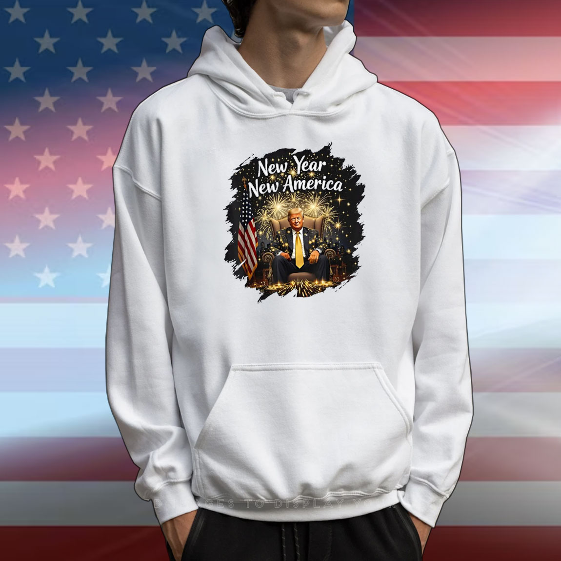 New Year New America Happy New Year Party 2025 Trump T-Shirt