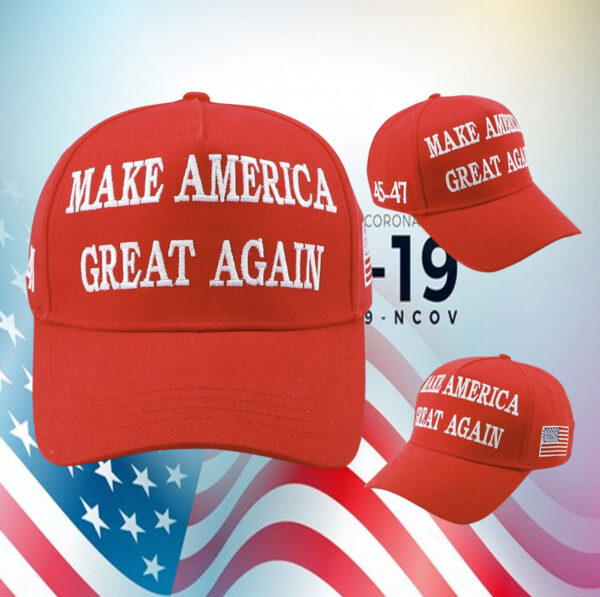 Official 45-47 Trump 2024 MAGA Make America Great Again Cap