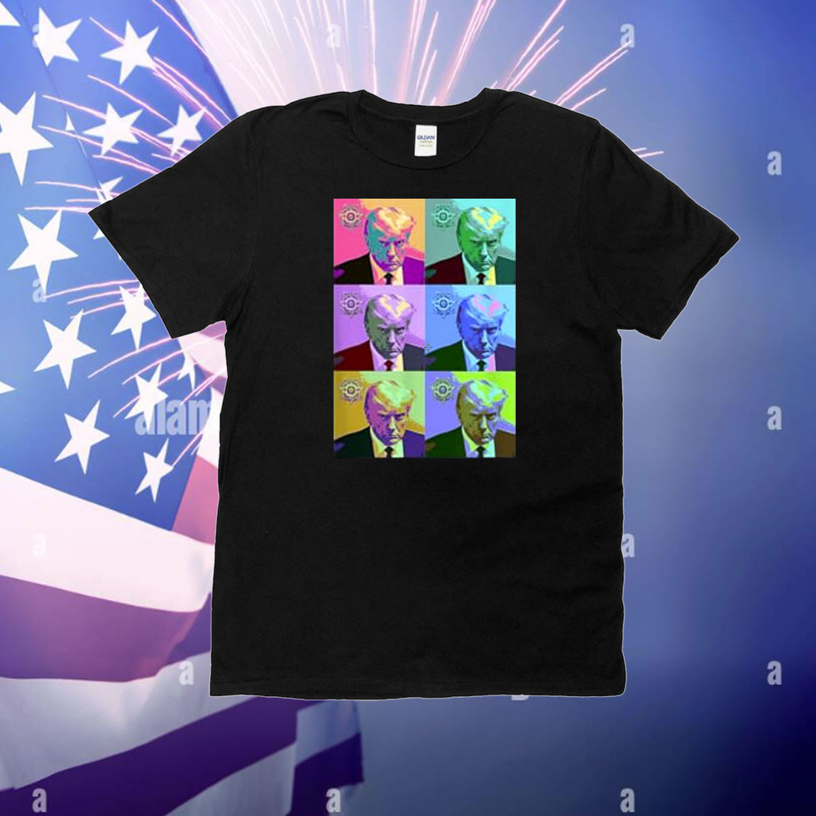 Pop Art Trump Mugshot T-Shirt