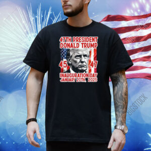 President Donald Trump Inauguration Day 2025 Memorabilia Shirts