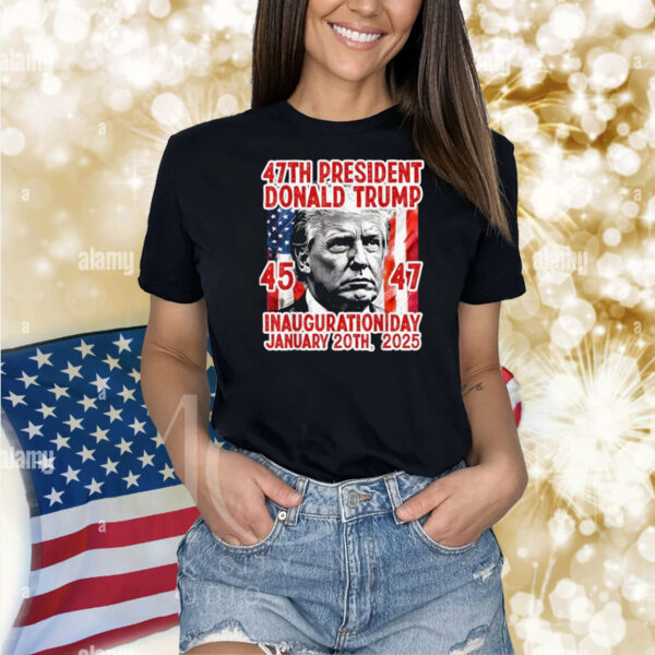 President Donald Trump Inauguration Day 2025 Memorabilia Shirts