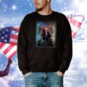 President Donald Trump On United States Throne T-Shirt