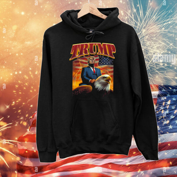 President Trump Flying Eagle Nostalgia T-Shirt