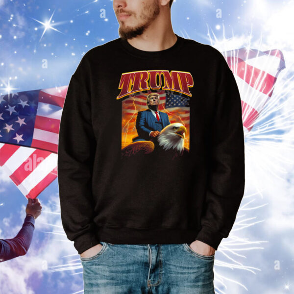 President Trump Flying Eagle Nostalgia T-Shirt