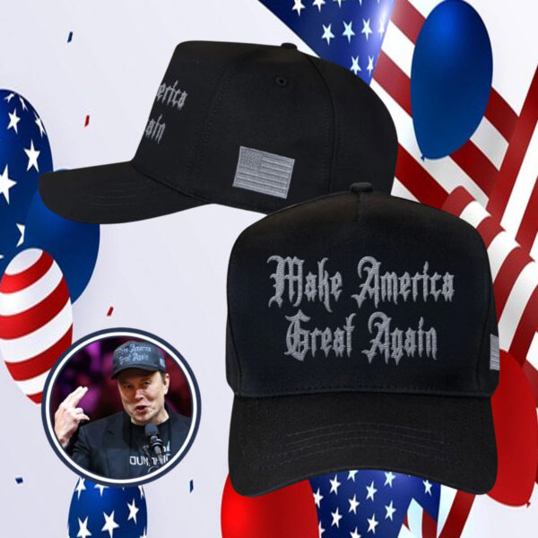 Trump 2024 Dark Goth Gothic MAGA Hat