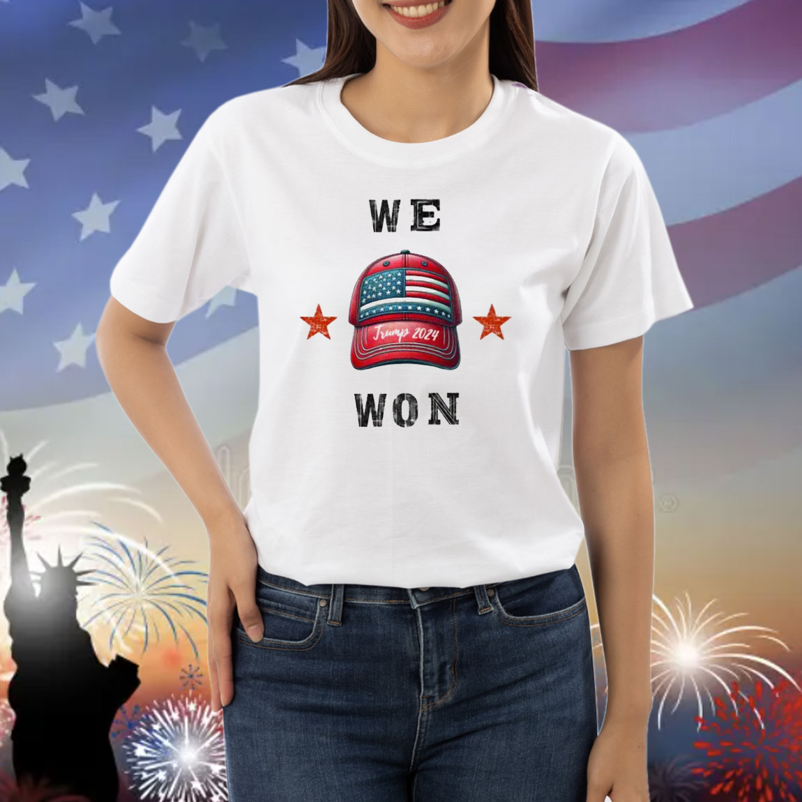Trump 2024 We Won America Shirt