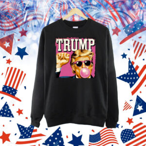 Trump Blowing Bubble Gum Shirt