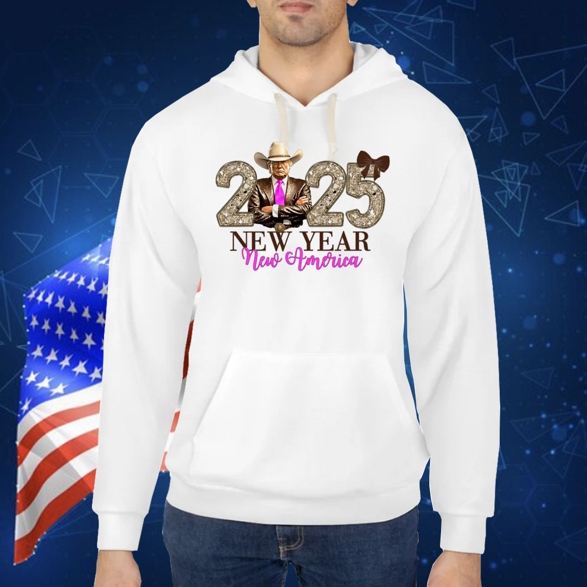 Trump Cowboy 2025 New Year New America Shirt