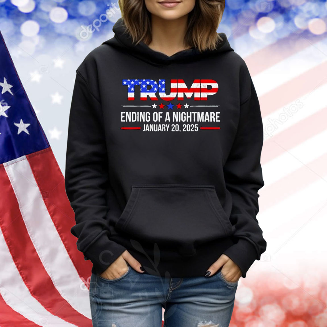 Trump Ending Of A Nightmare January 20 2025 American Shirt