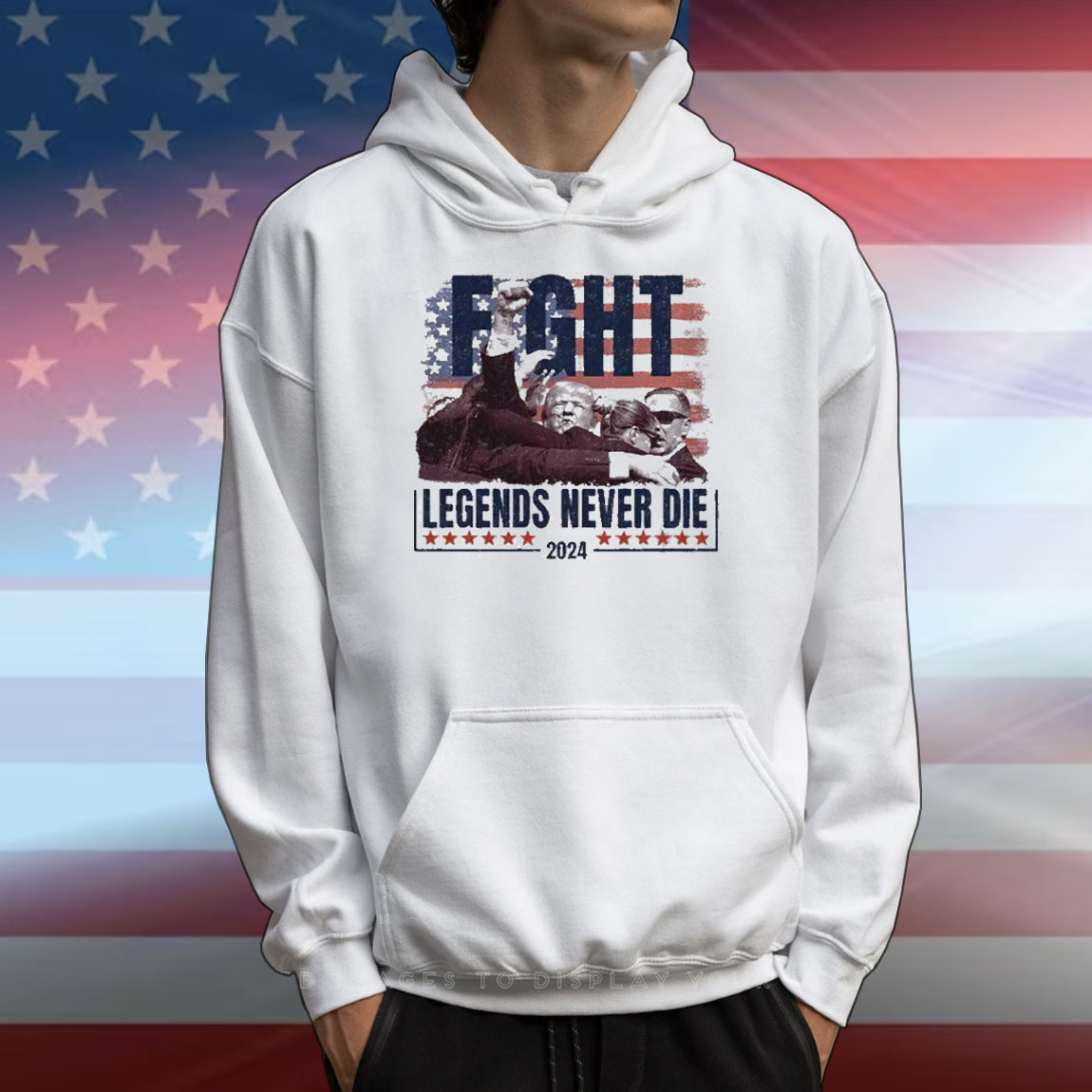 Trump Fight Legends Never Die 2024 T-Shirt