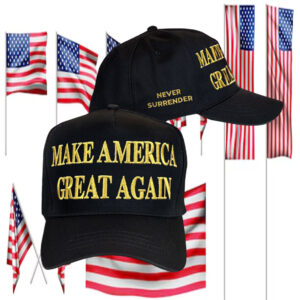 Trump Gold Dark MAGA Cap