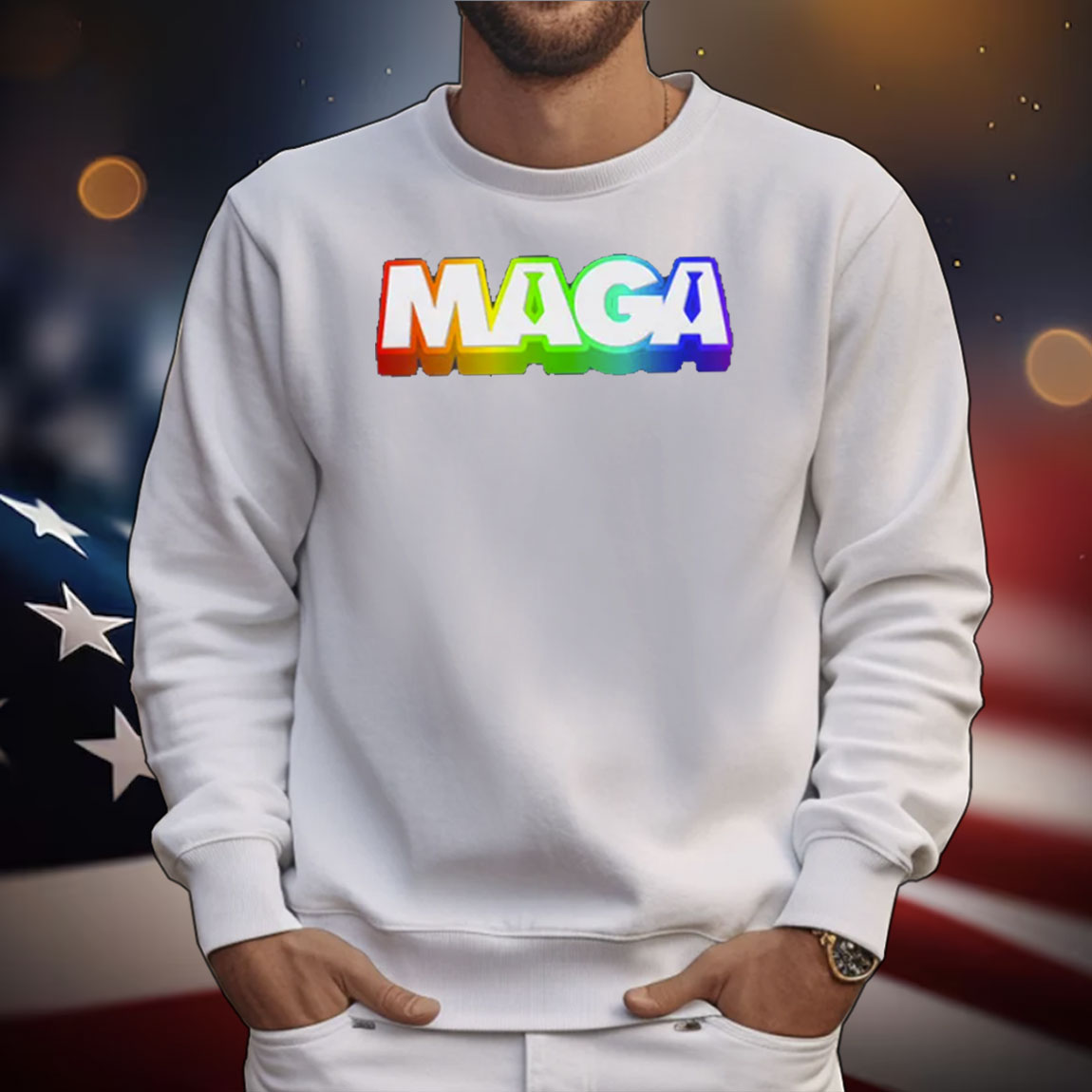 Trump MAGA Pride Colorful T-Shirt