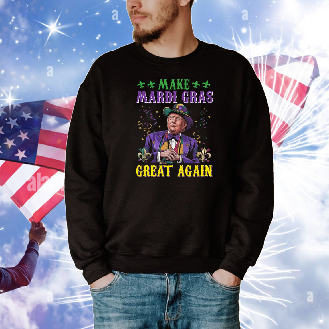 Trump Make Mardi Gras Great Again T-Shirt