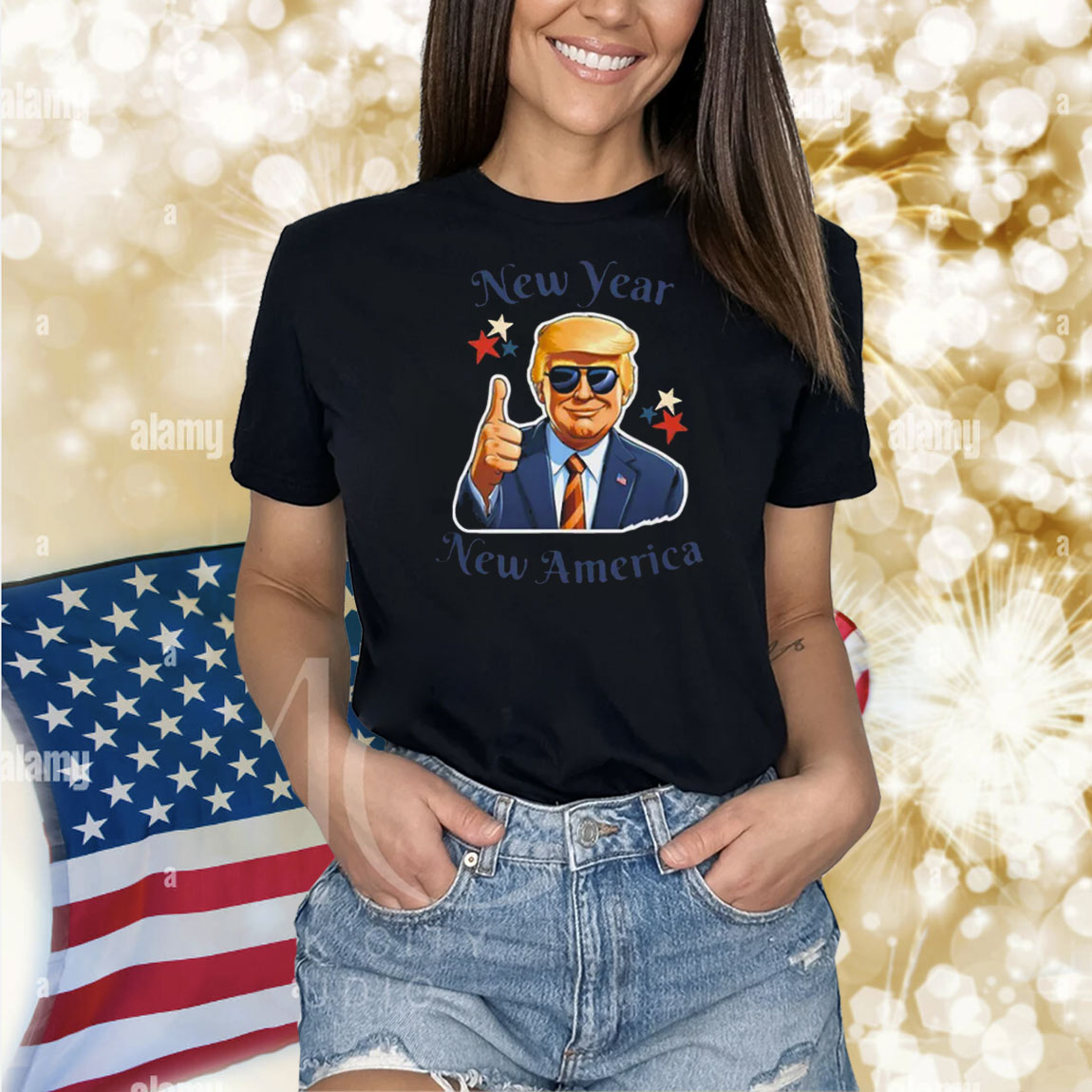Trump New Year New America 2025 Shirt